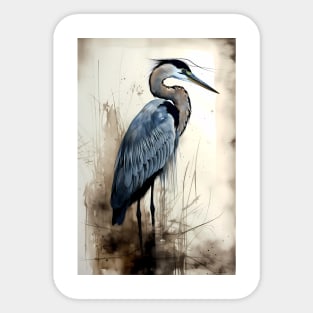 Great Blue Heron Sticker